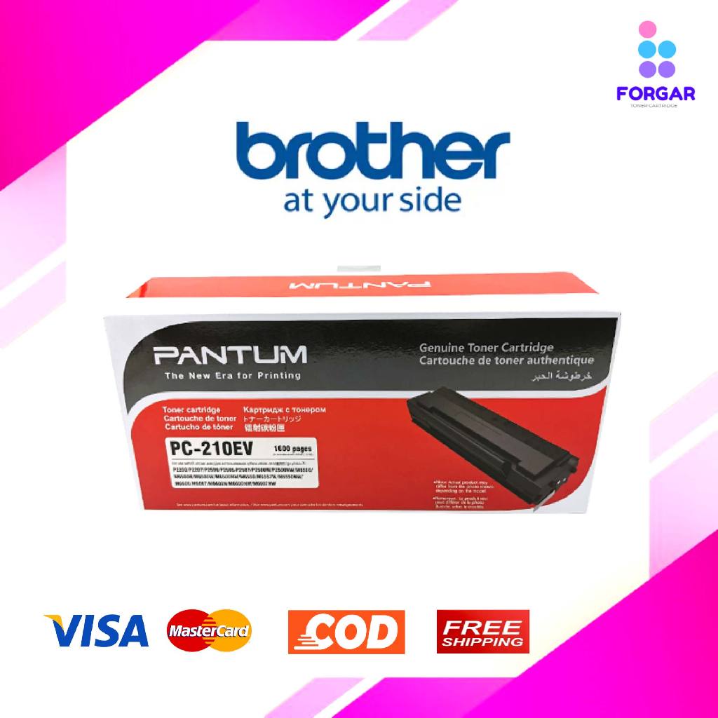 Toner PANTUM PC 210EV ForPANTUM : P2200 / P2207 / P2500 / P2505 / P2507 / P2500W (ปริมาณการพิมพ์ 1,600 หน้า)
