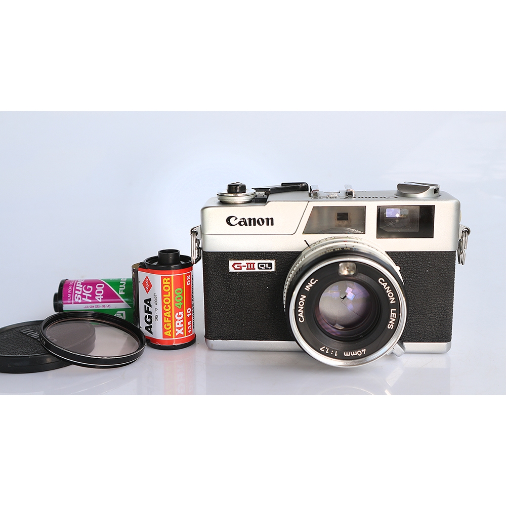Canon Canonet QL17G-iii กล้องฟิล์ม135 แคนนอล QL17 รุ่นGiii in 1972 พร้อมเลนส์ SE 40mm F1:1.7 (SN-E14