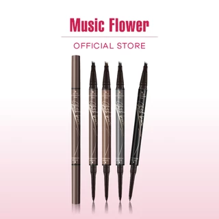 [Music Flower] Sketch Brows ปากกาและดินสอเขียนคิ้วสองด้าน 1.5 มม. สูตร กันน้ำกันเหงื่อ 24 ชม.