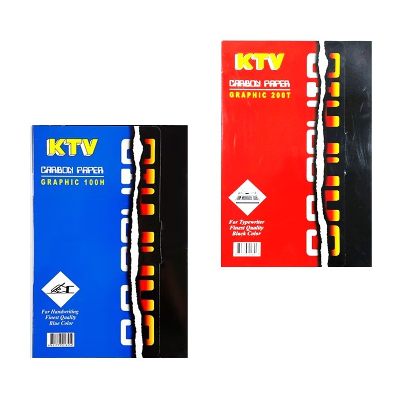 กระดาษคาร์บอน กราฟฟิก KTV 100H (ขนาด A4) ขนาด 21x33ซม.