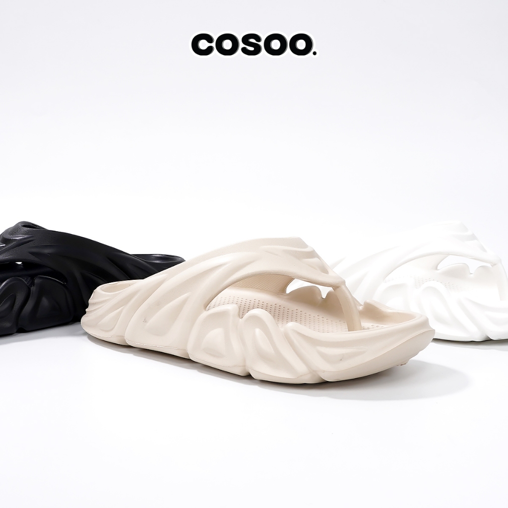 COSOO รองเท้า รองเท้าแตะ รองเท้าแตะแบบหนีบ รองเท้าแฟชั่น นุ่มสบายเท้า พื้นหนา กันลื่น รุ่น CS-K02