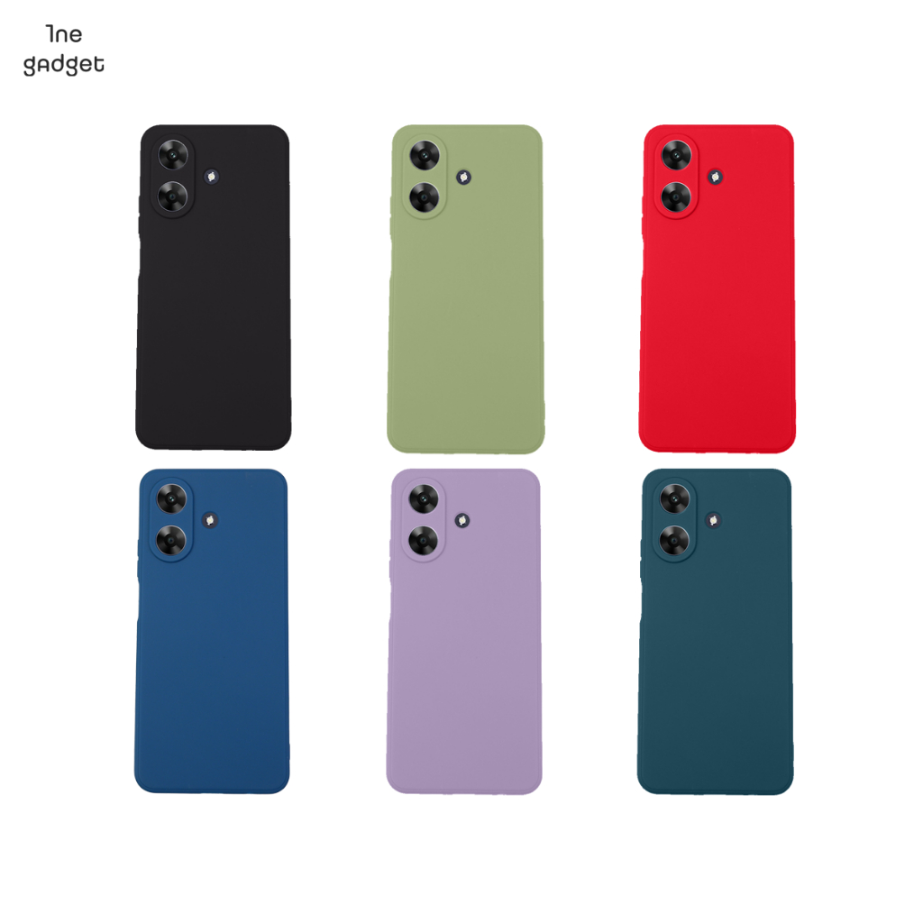 เคส สำหรับ Realme Note 60 เคสซิลิโคนนิ่ม กันกล้อง สีพาสเทล TPU หนา