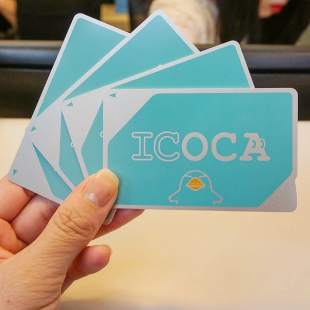 (ส่งตรงจากญี่ปุ่น) บัตร ICOCA - IC card JR-WEST บัตรเดียวครอบคลุมการใช้จ่ายและการเดินทางในญี่ปุ่น