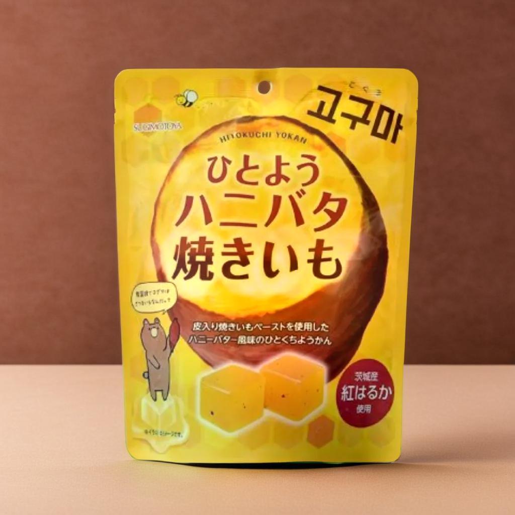 Sugimotoya Seika Hitoyo Hanibata: เยลลี่มันฝรั่งอบญี่ปุ่น รสชาติเอกลักษณ์ หวานมัน ชื่นใจ ผลิตจากวัตถุดิบคุณภาพ 80g
