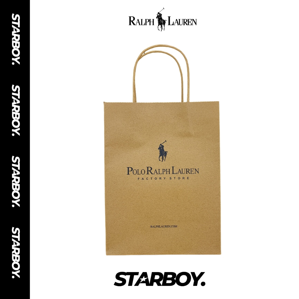 พร้อมส่ง ถุงกระดาษ RALPH LAUREN ขนาดใหญ่ 37x26x12 cm.