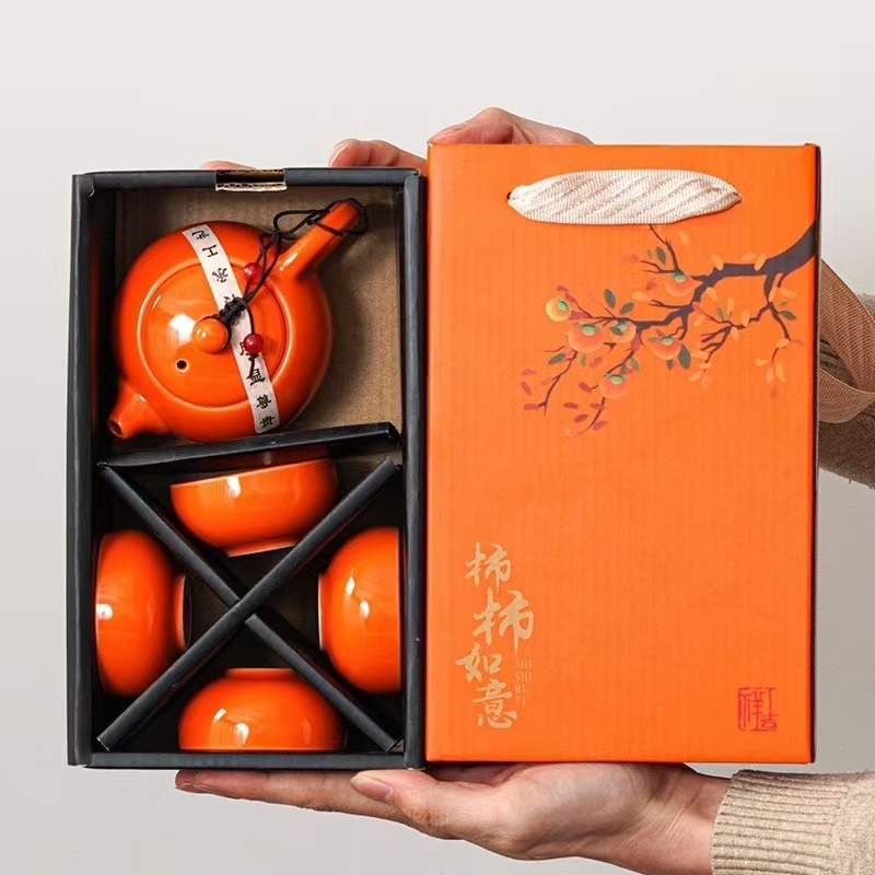 ชุดแก้วนำ้ชามีจานรอง ลายดอกไม้กล่องละมีถ้วย6ใบจาน6ใบแก้วสูง5.5ซมกว้วง6.5ซม(XIAOBD) - รูปที่ 6