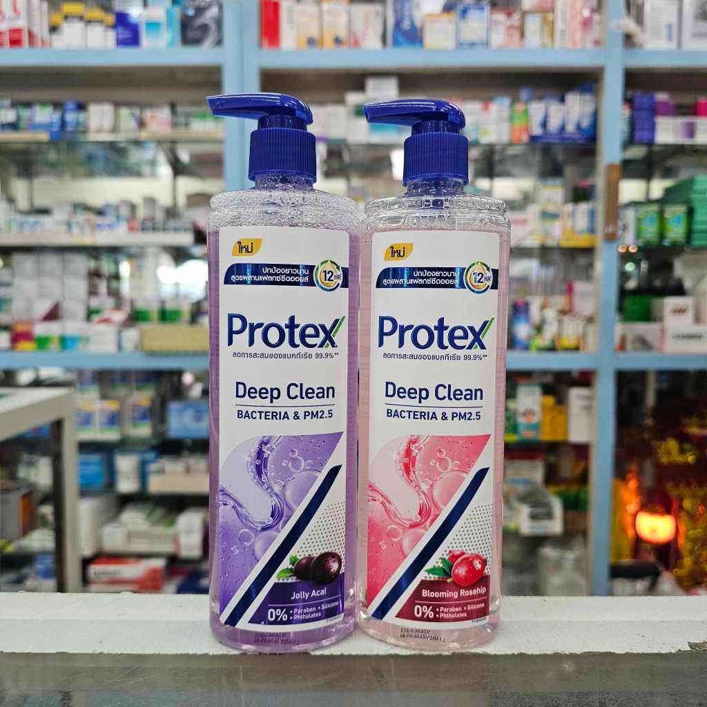เจลอาบน้ำ โพรเทคส์ ดีพคลีน 380 มล. (โรสฮิป / จอยลี อาไซอิ) Protex Deep Clean Blooming 380ml.