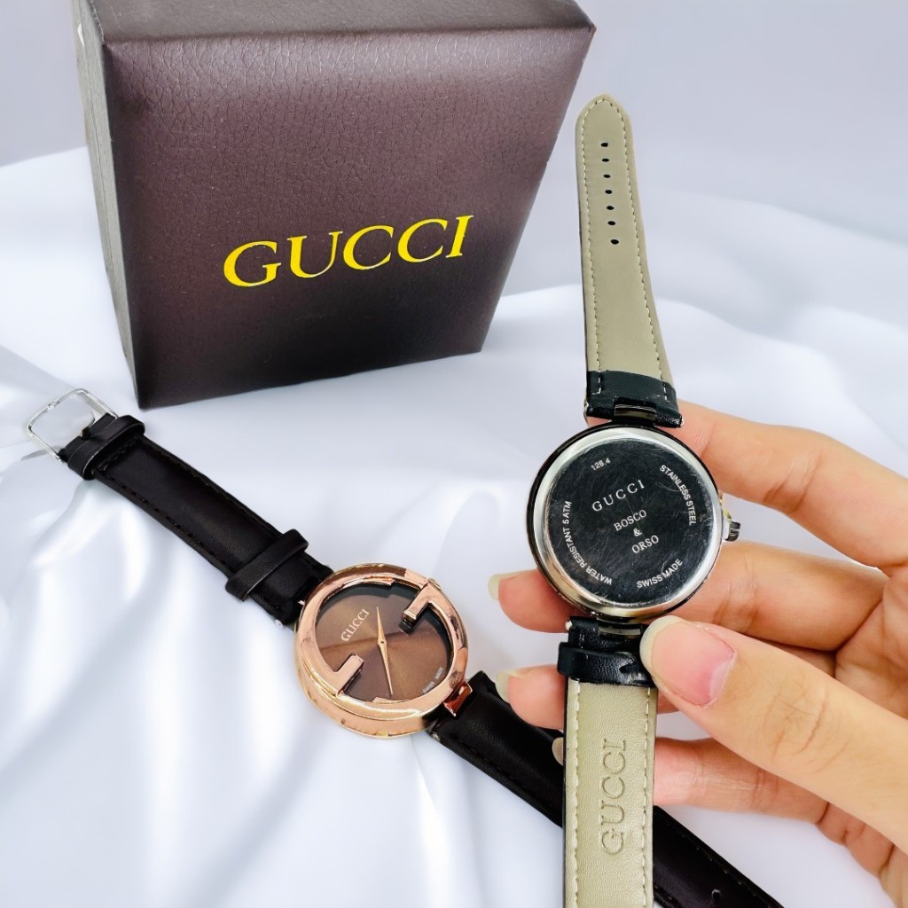 นาฬิกาแฟชั่น gucci คุณภาพสูงสำหรับผู้หญิงพร้อมส่งจากไทย