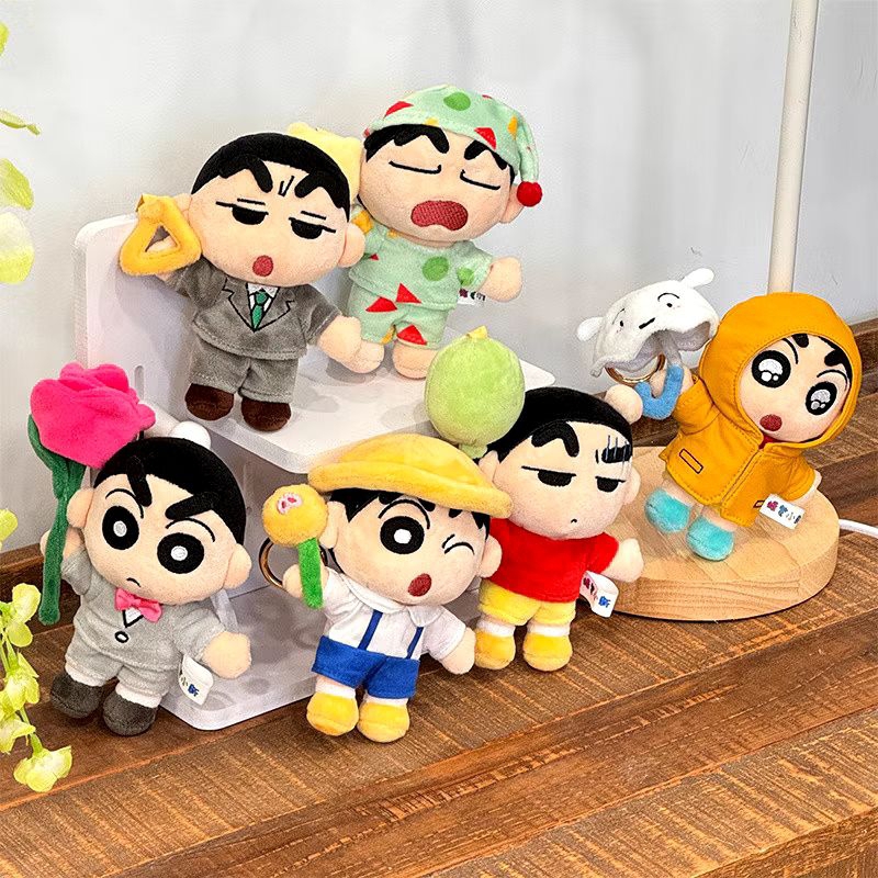 [ใช้โค้ดลด30%แฟชั่นได้] พร้อมส่ง กล่องสุ่ม Crayon Shinchan Flying พวงกุญแจห้อยกระเป๋า ลิขสิทธิ์แท้100%