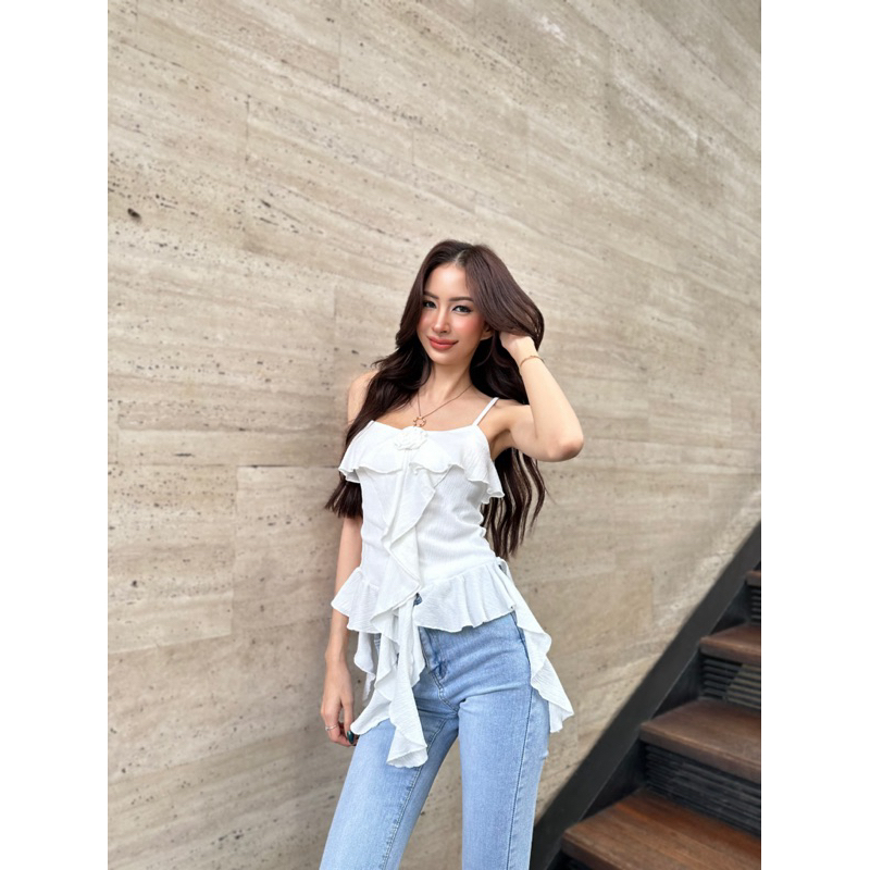 Hotter White Olivia Top