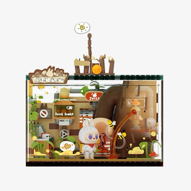 ของใหม่🧡พร้อมส่ง🧡🍊🥕✨THE MONSTERS Forest Secret Base Series Blocks-Juice Maker 🧡🌈⚡️ #themonster #labu