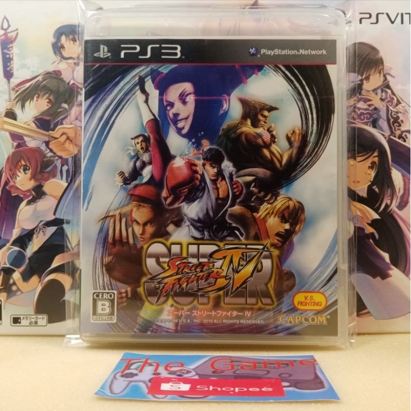 (Ps3)​ เเผ่น​เกมส์​ PS3📌เล่น​ 2​ คน📌Super Street Fighter IV (english)​ ภาษาอังกฤษ​  Zone​2