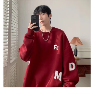 #065#L-5XL#เสื้อกันหนาวแขนยาวคอกลมงานสกรีนสวยๆผ้านาโนเนื้อผ้าใส่สบายใส่ได้ทั้งผู้หญิงและผู้ชาย