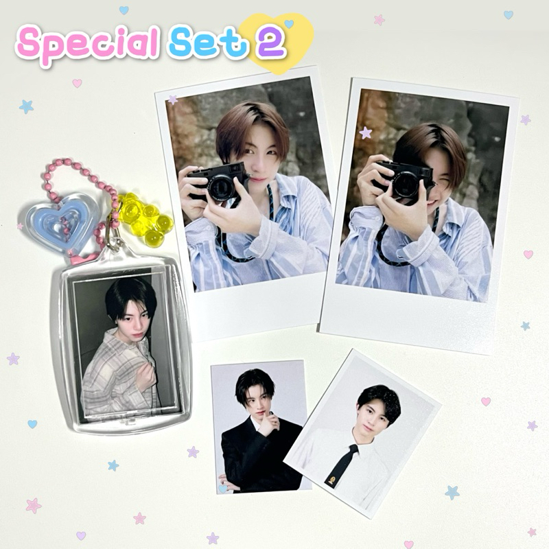 ꔣ 🩵รับปริ้นรูปโฟโต้เซตสุดคุ้ม สเปเชียล เซต 2 รูปพร้อมพวงกุญแจ