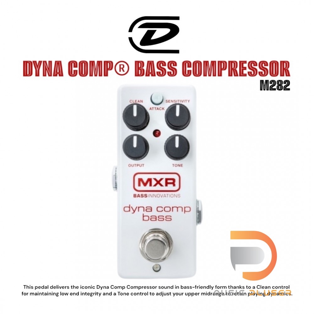 Jim Dunlop MXR M282 Dyna Comp Bass Compressor Pedal