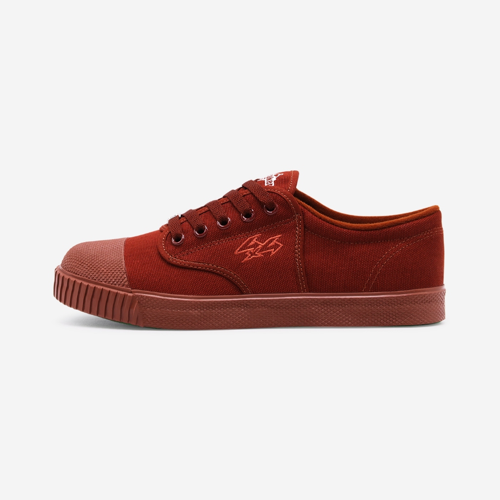 Breaker รองเท้านักเรียนเบรกเกอร์ รุ่น 4X4 รองเท้าผ้าใบสีน้ำตาล Size  29-47