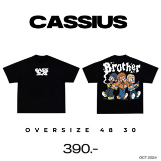 CASSIUS PREMIUM COTTON OVERSIZE เสื้อยืดสกรีนลาย พรีเมี่ยม B…
