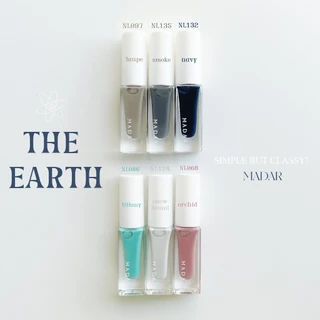 Madar ยาทาเล็บ The Earth สีเจลไม่ต้องอบ High Gloss ขนาด 7 ML.