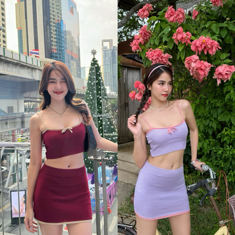 Betty knit set   ชุดเซทไหมพรมสุดน่ารักมาใหม่