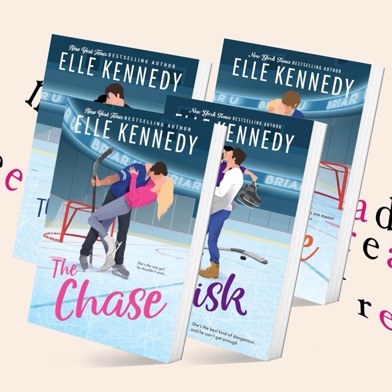 The Chase #1 / The Risk #2 / The Play #3 / The Dare #4 by Elle Kennedy [Briar U Series] (หนังสือภาษาอังกฤษ)