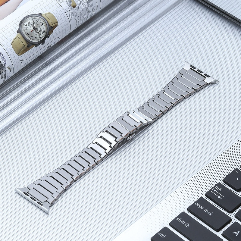 เบามากกก!!! สาย Titanium Alloy น้ำหนักเบา Butterfly buckle สำหรับหน้าปัด 42/44/45/46/49 mm ใช้ได้ทุก series
