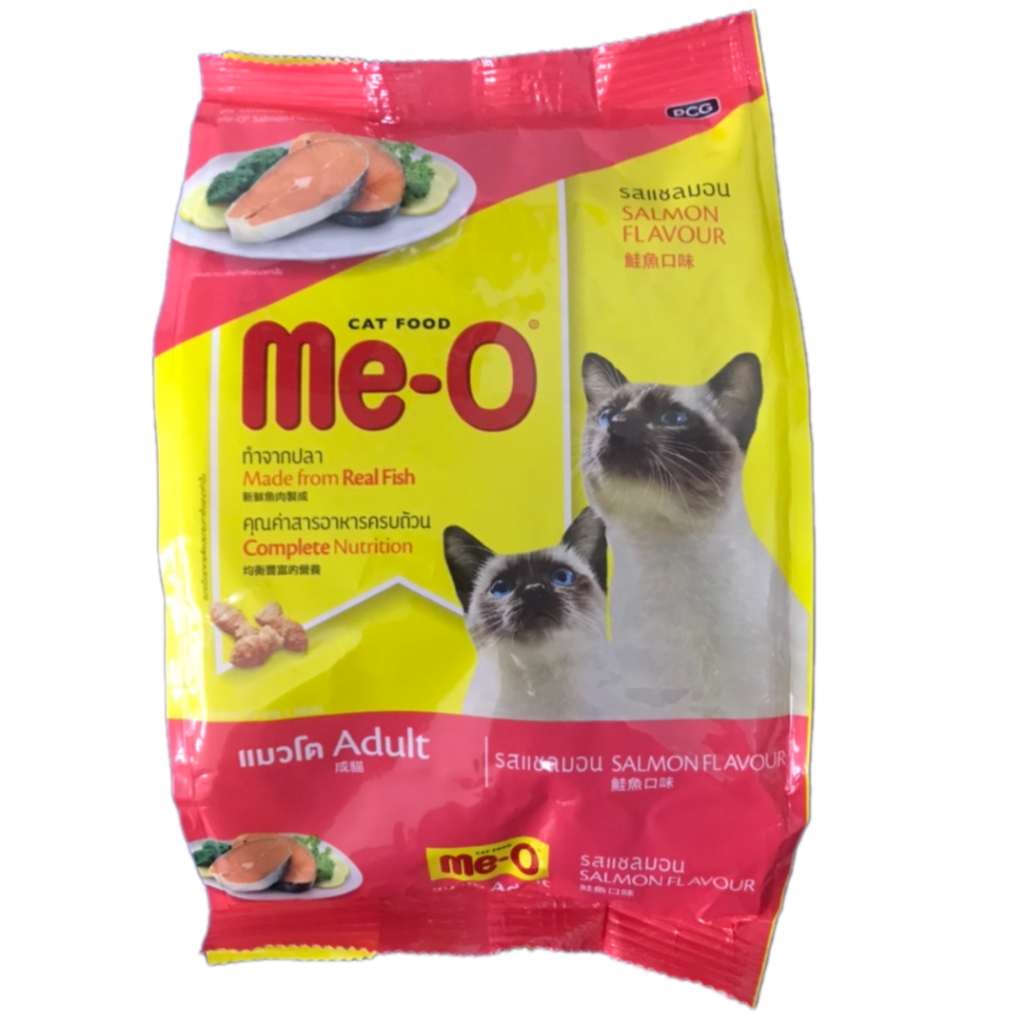 Me-O มีโอ อาหารแมวโต รสแซลมอน 400 กรัม