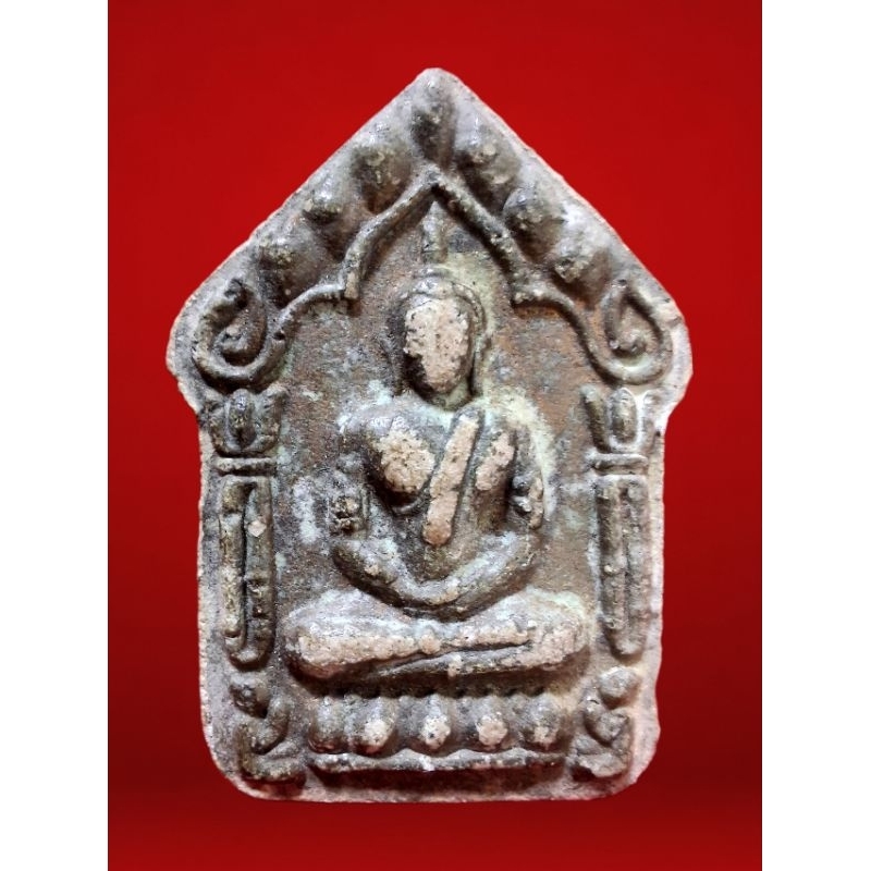 พระขุนแผนพรายกุมาร หลวงปู่ทิม วัดละหารไร่ หลังรูปเหมือนปั๊มหลวงปู่ทิม เนื้อเงิน ปี 2515 เนื้อหา มวลส