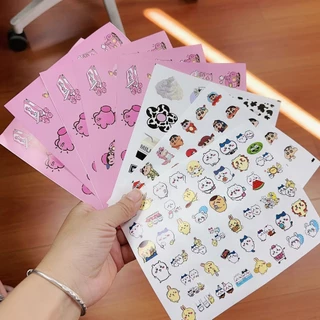 สติกเกอร์ PVC ลายวัตถุ สไตล์เรโทร สําหรับตกแต่งสมุดภาพ อัลบั้มรูปภาพ แล็ปท็อป กระเป๋าเดินทาง สมุดภาพ DIY Size 166*136
