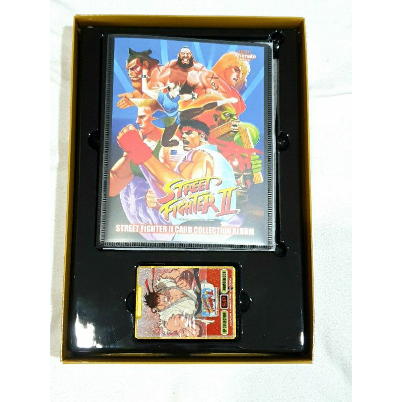 (ครบชุด การ์ด แฟ้มสะสม กล่อง) Box Set บ๊อกเซ็ท DX EXการ์ดเลเซอร์สตรีทไฟท์เตอร์ Street Fighter II Box Set