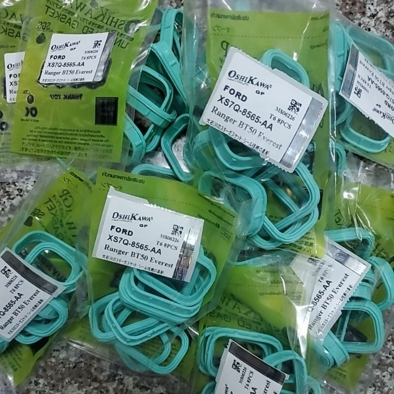 ยางไอดี Ford Mazda Ranger BT50 Pro I5 Everest (1set 8pcs) 2.2cc Silicon พร้อมส่ง oshikawa โอชิกาว่า 