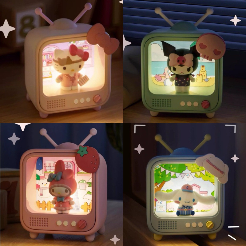 ร้าน🇹🇭 พร้อมส่ง✨ โมเดล Sanrio - TV Channel Luminous Series by Holly Box (มีไฟ)