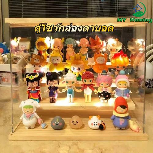 【COD】ชั้นวางโมเดล popmartกล่องฟิกเกอร์ ตู้โมเดล ตู้โชว์2/3/4/5ชั้น ของสะสม ประกอบง่าย หลายขนาก Labubuกล่องโมเดล