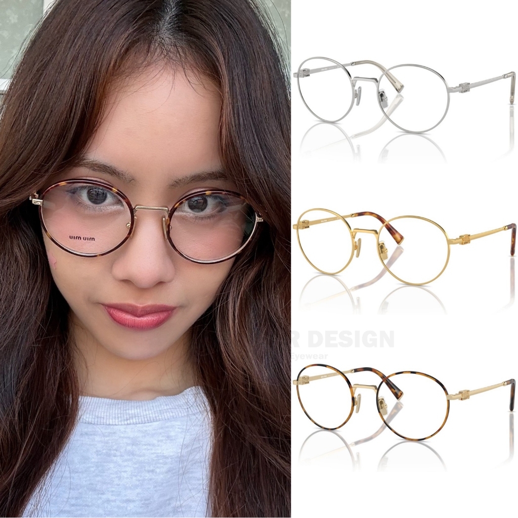 แว่นสายตา MIU MIU MU52XV ของแท้ 100% พร้อมอุปกรณ์