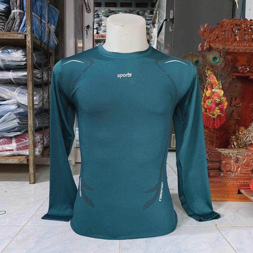เสื้อรัดรูปแขนยาว เสื้อบอดี้ฟิตแขนยาว เสื้อใส่ออกกำลังกายแขนยาว Sport กีฬา