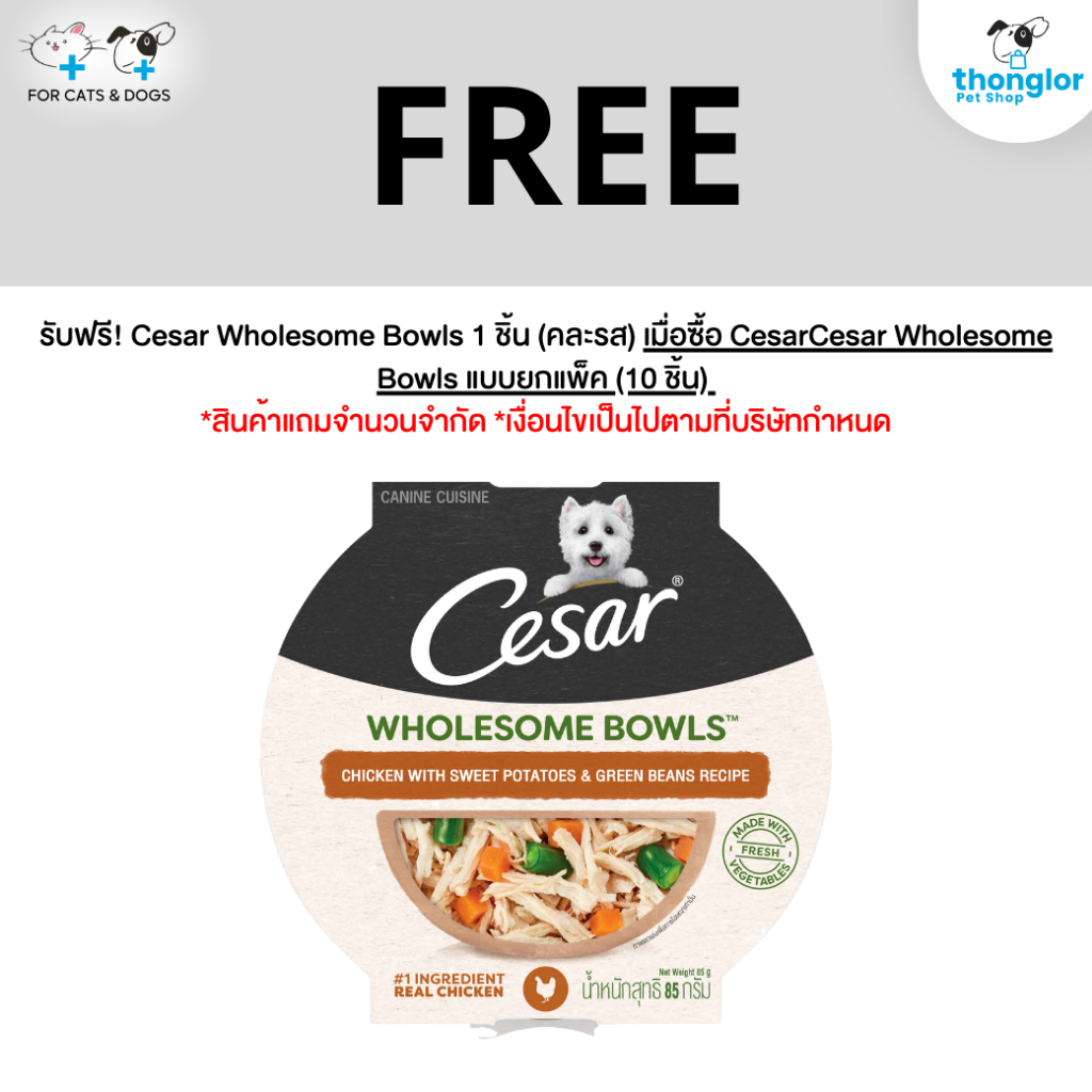 (ของแถม) Cesar Wholesome Bowl