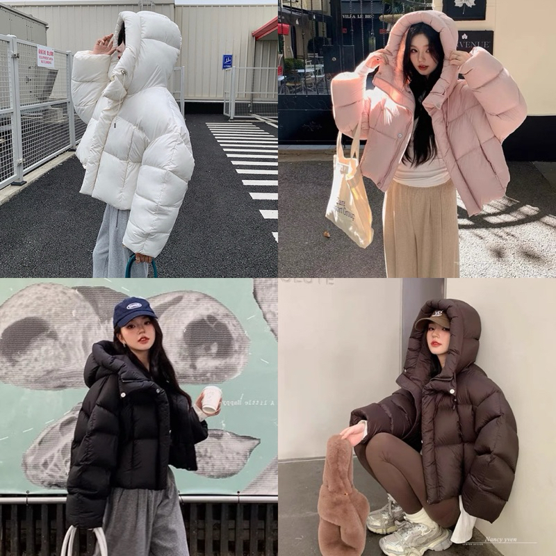 ส่งไทย /ส่งด่วน | Hoody Bomber กันลมกันละอองกันหิมะได้ค่ะ ตัวนี้น่ารักมากๆๆๆๆๆ