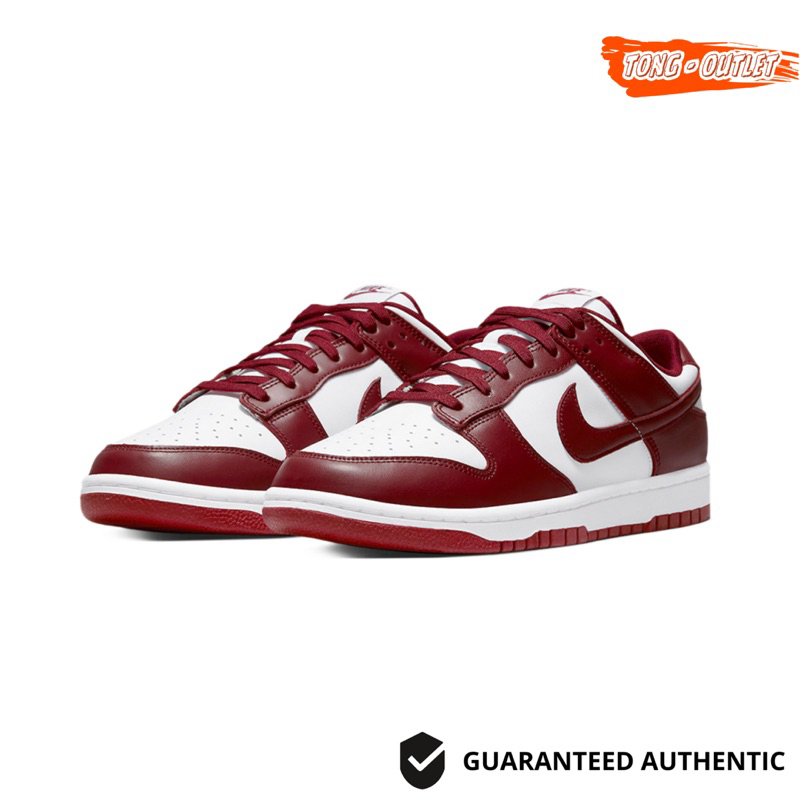 NIKE DUNK LOW TEAM RED สินค้าของแท้ ป้ายไทย พร้อมส่ง (กล่องตัดฝา) SKU: DD1391-601