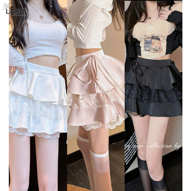 LASINI T-01 ความหวานจนไม่ทน! กระโปรงที่น่ารัก แบบเจ้าหญิง👸