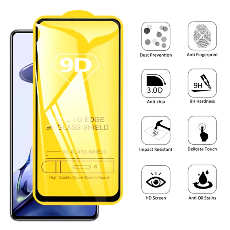 ฟิล์มกระจกนิรภัย เต็มจอ Oppo A58 5G/A78 5G/A77s/A57 4G/A57 5G ฟิล์มกันกระแทก ฟิล์มกันจอแตก ฟิล์มมีคุ