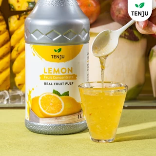 Tenju เพียวเร่ น้ำเลม่อนน้ำผลไม้เข้มข้น 1,000 ml. Puree concentrated น้ำผลไม้ผสมเนื้อ (ตรา เทนจู)