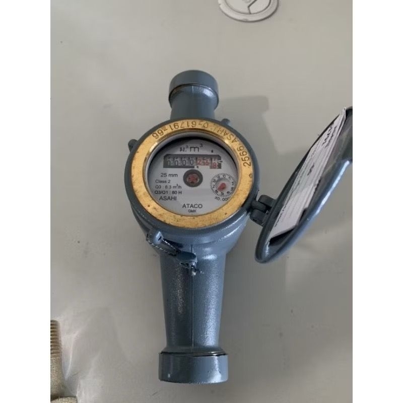 มิเตอร์น้ำ มิเตอร์วัดน้ำ ขนาด 1 นิ้ว ตรา Asahi GMK25 อาซาฮี ของแท้