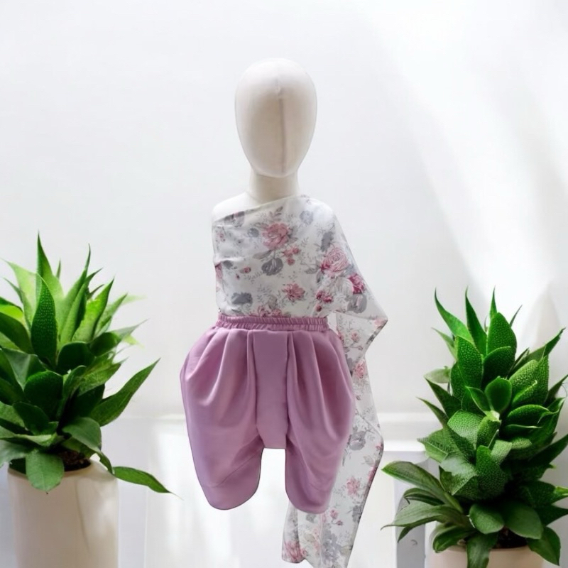 ชุดไทยเด็ก แม่ชบา ราคาเฉพาะชุด