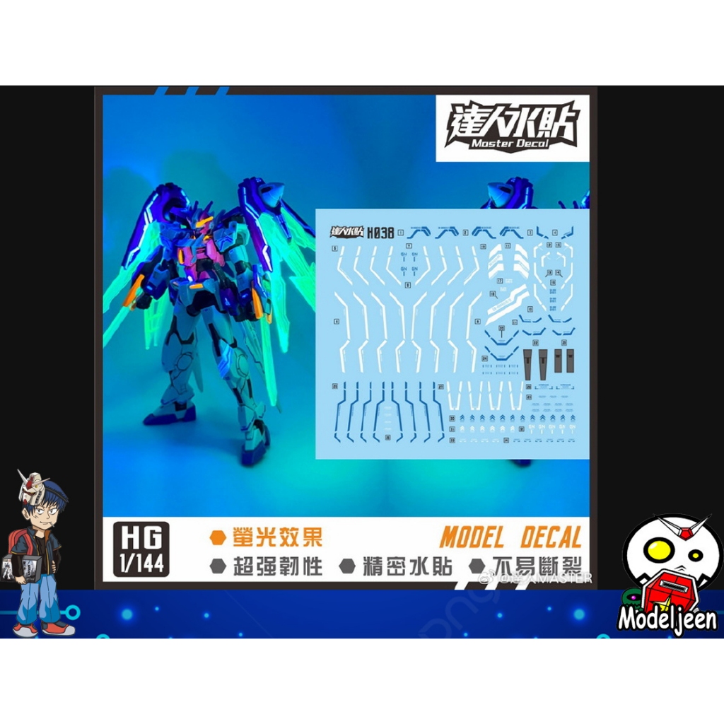 (Master Decal) Water Decal H038 HG1/144 GUNDAM 00 DIVER ARC