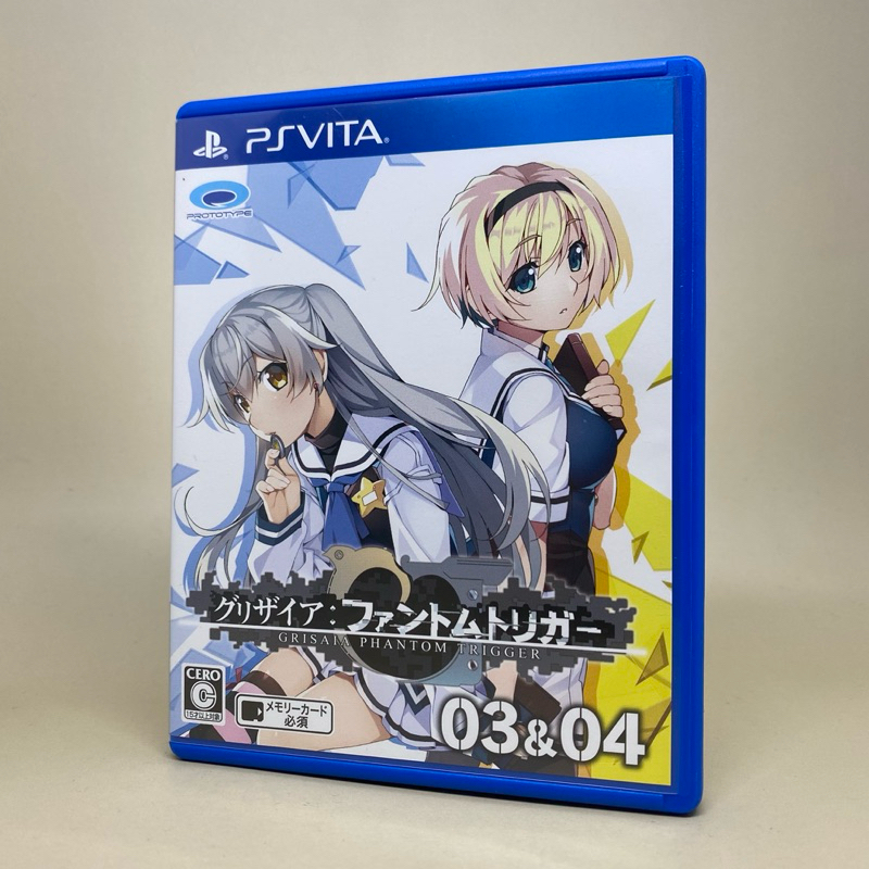 Grisaia phantom trigger 03 & 04 PS Vita | แผ่นเกมเพลสเตชั่นวีต้า แท้ | Zone 2 Japan | Japanese | ใช้