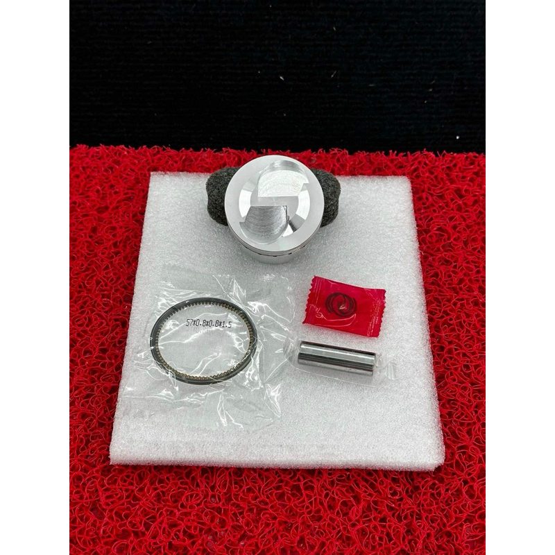 ลูกสูบ57หัวนูน2วาล์วลูก57หัวนูนสลัก13มิลปาดหลบวาล์ว2วาล์วใส่เวฟ125ได้ทุกรุ่นรถไม่เกินปี2022