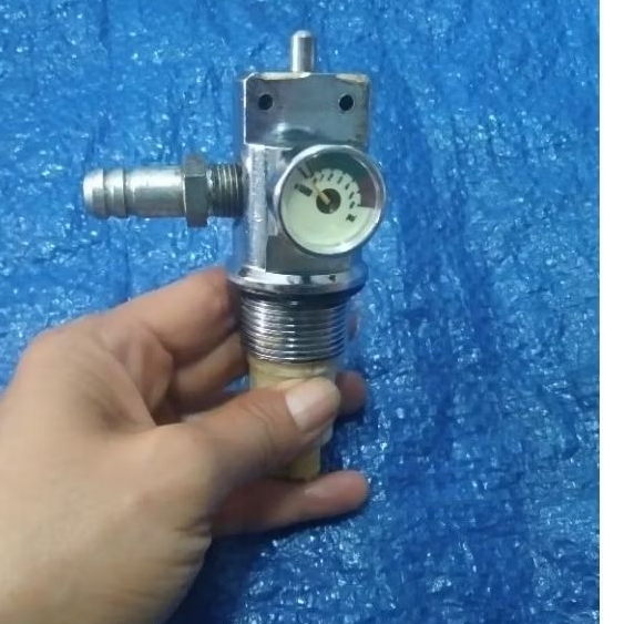 วาล์วดับเพลิงเยอรมันมือสองขนาด26มม.เกจ6000 PSI แถมควิกทูเวย์ และชุดยางโอริงค์ใหม่