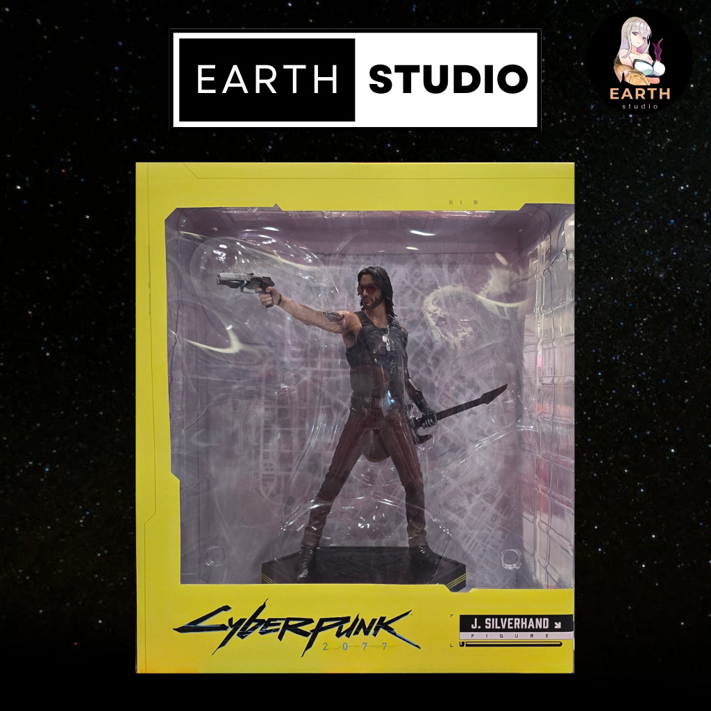 DARK HORSE Figure Cyberpunk 2077 Johnny Silverhand (Keanu Reeves) แกะเช็ค ของพร้อมส่งครับผม ^^