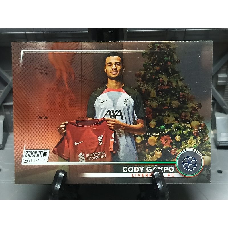 2022 Stadium Club Chrome UEFA #18 Cody Gakpo Liverpool