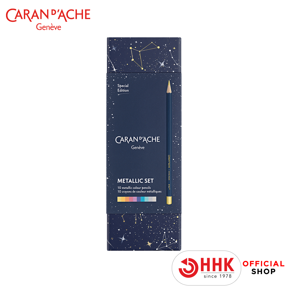 Caran D’ache ชุดสี Cosmic Blue Xmas24 – Special Edition PP1284.024