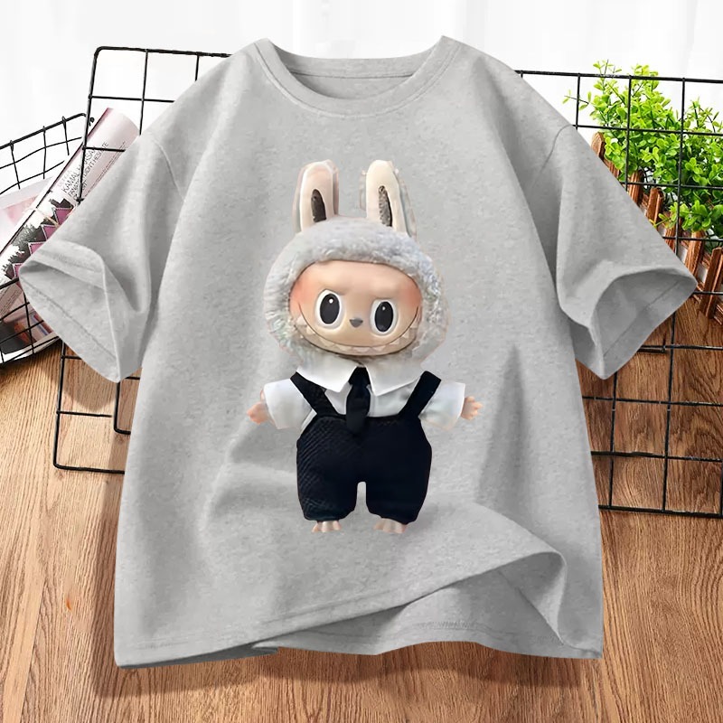 D919 เสื้อยืดแขนสั้น ใส่ได้ทั้งชายและหญิง ลายแฟชั่นสวย